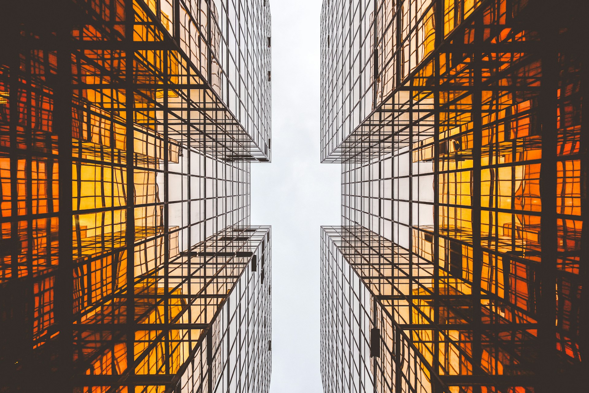 Modern aluminium and glass building facades in Dubai