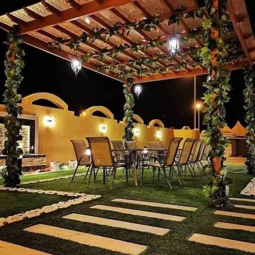 Outdoor shade pergola and awning structure installation — project 11